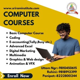 Best computer classes in Uttam Nagar, Najafgarh, India