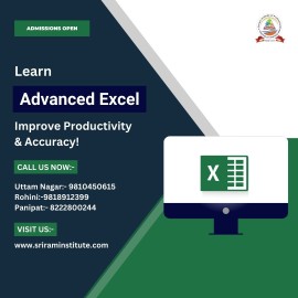 Best Advanced Excel course in Uttam Nagar, Najafgarh, India