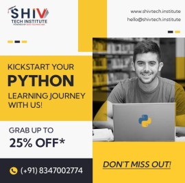 Start Your Python Career at Shiv Tech Institute, Ahmedabad, India