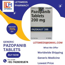 Buy Indian Pazopanib 200mg Tablets Online Cost USA, Boon Lay, Singapore's Lands