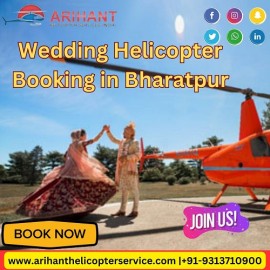 Make Your Wedding Grand With Book A Helicopter In , Bharatpur, India