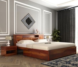 Double Bed Designs from Wooden Street, Bengaluru, Karnataka