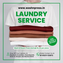 Best Dry Cleaning & Laundry Services In Ghanso, Ghansoli, India